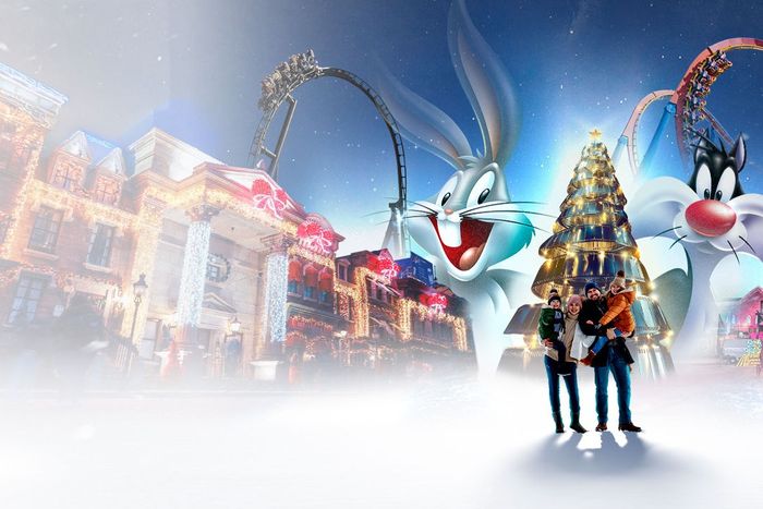 🎢🎄 ¡NAVIDAD EN PARQUE WARNER CON HASTA UN 60% DTO.! 🎅✨ Diversión en familia con Hotel 3★ + Entradas al parque | Madrid