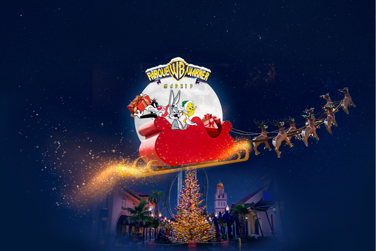¡SEGUNDO DIA GRATIS EN PARQUE WARNER! Disfruta de la mejor época del año en familia ✨🎄 Madrid ¡SEGUNDO DIA GRATIS EN PARQUE WARNER! Disfruta de la mejor época del año en familia ✨🎄 Madrid