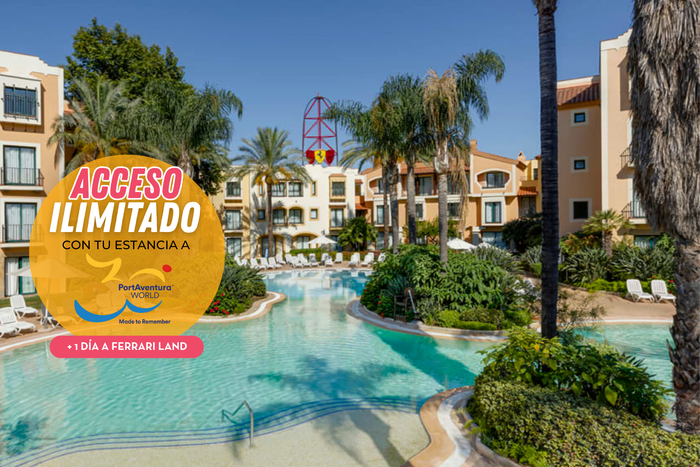 🎢¡VIVE PORTAVENTURA WORLD DESDE DENTRO!🎃🎄 Hotel temático 4⭐ con desayuno, entradas ilimitadas al parque y 1 día en Ferrari Land