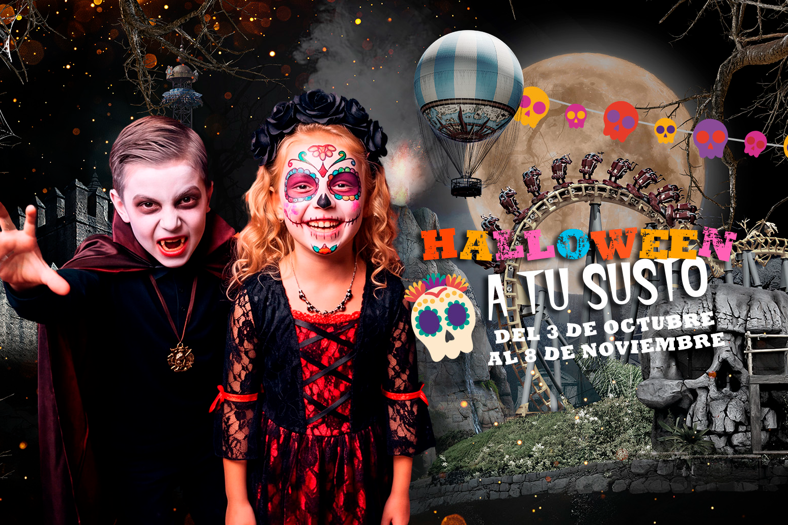 🦜☠️ ¡VIVE HALLOWEEN EN ISLA MÁGICA! 👻 Hotel 4★ + Entradas a Isla Mágica y disfruta de pasajes, espectáculos y diversión | Sevilla 🦜☠️ ¡VIVE HALLOWEEN EN ISLA MÁGICA! 👻 Hotel 4★ + Entradas a Isla Mágica y disfruta de pasajes, espectáculos y diversión | Sevilla